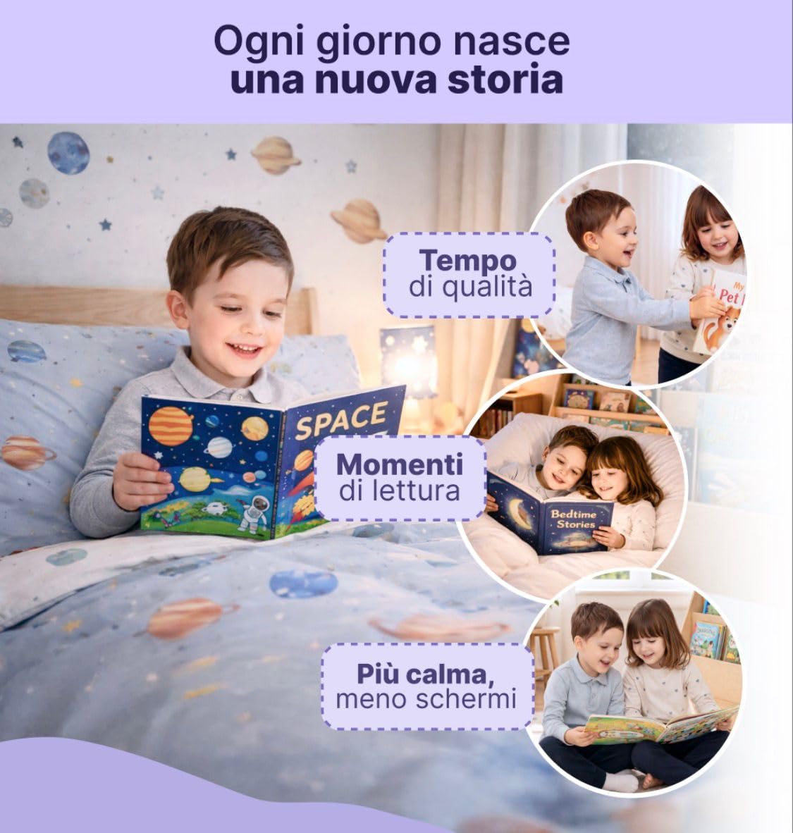 Woodyland Libreria montessoriana per bambini Imagine, Libreria bambini, 0-6 anni, Ideale per Cameretta, Asilo Nido, Aula Scuola dell'Infanzia