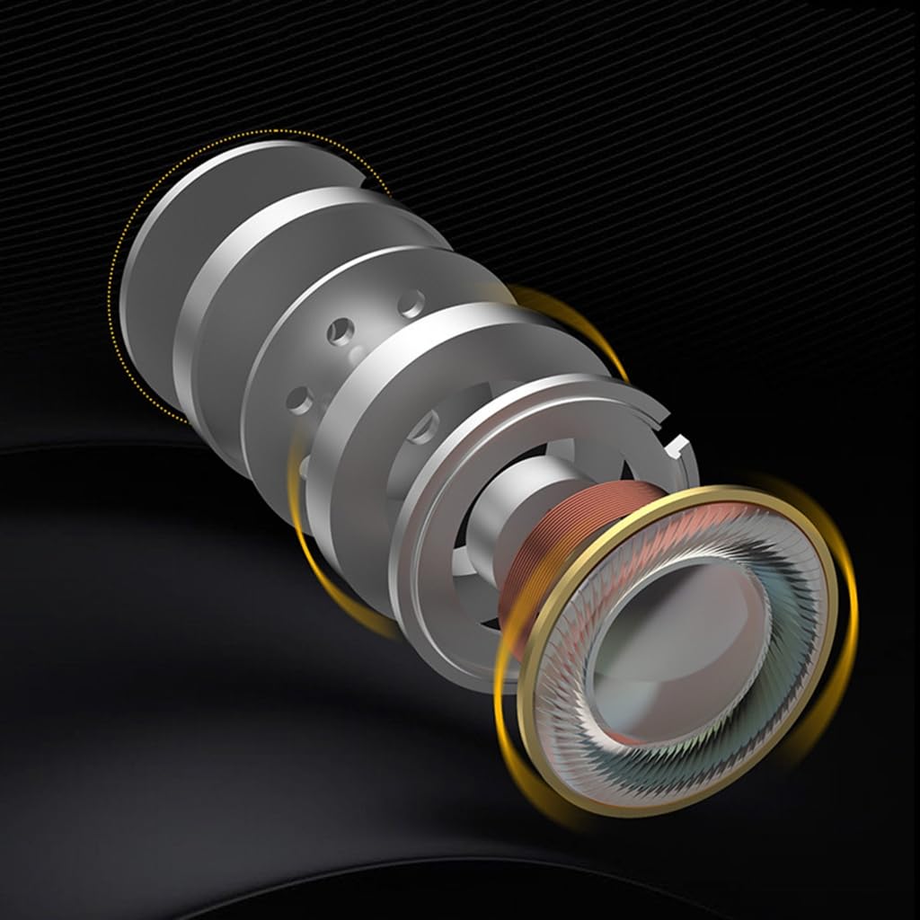 Wysokiej jakości słuchawki douszne z ulepszonym zestawem słuchawkowym XUN-10 mm Dynamic Coils