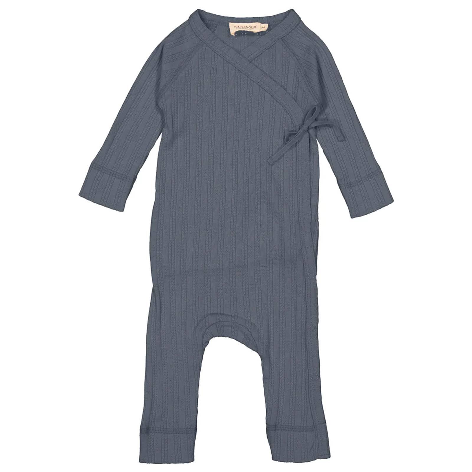 Marmar Baby Jungen Strampler RULA Rib ohne Fuß Wolle