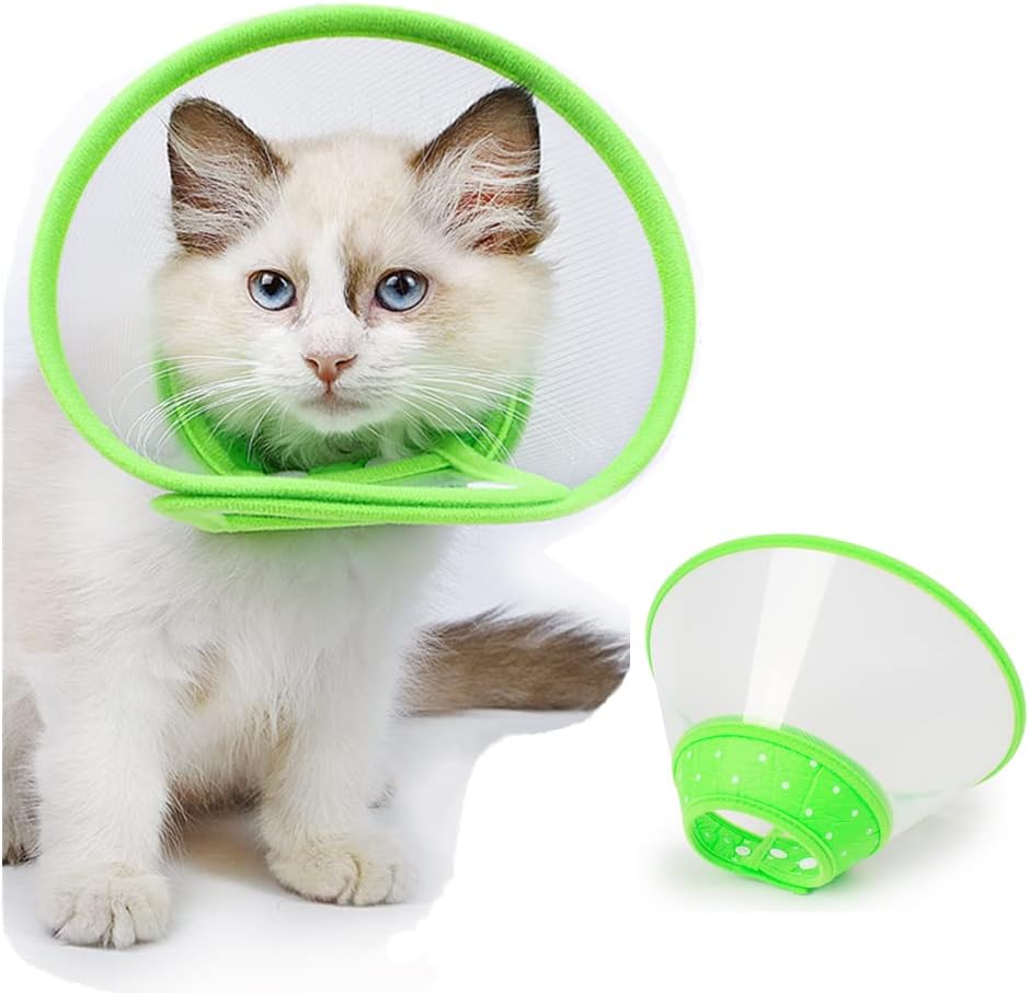 Pet Cone Collar Adjustable 5.16.1 Lightweight Cat