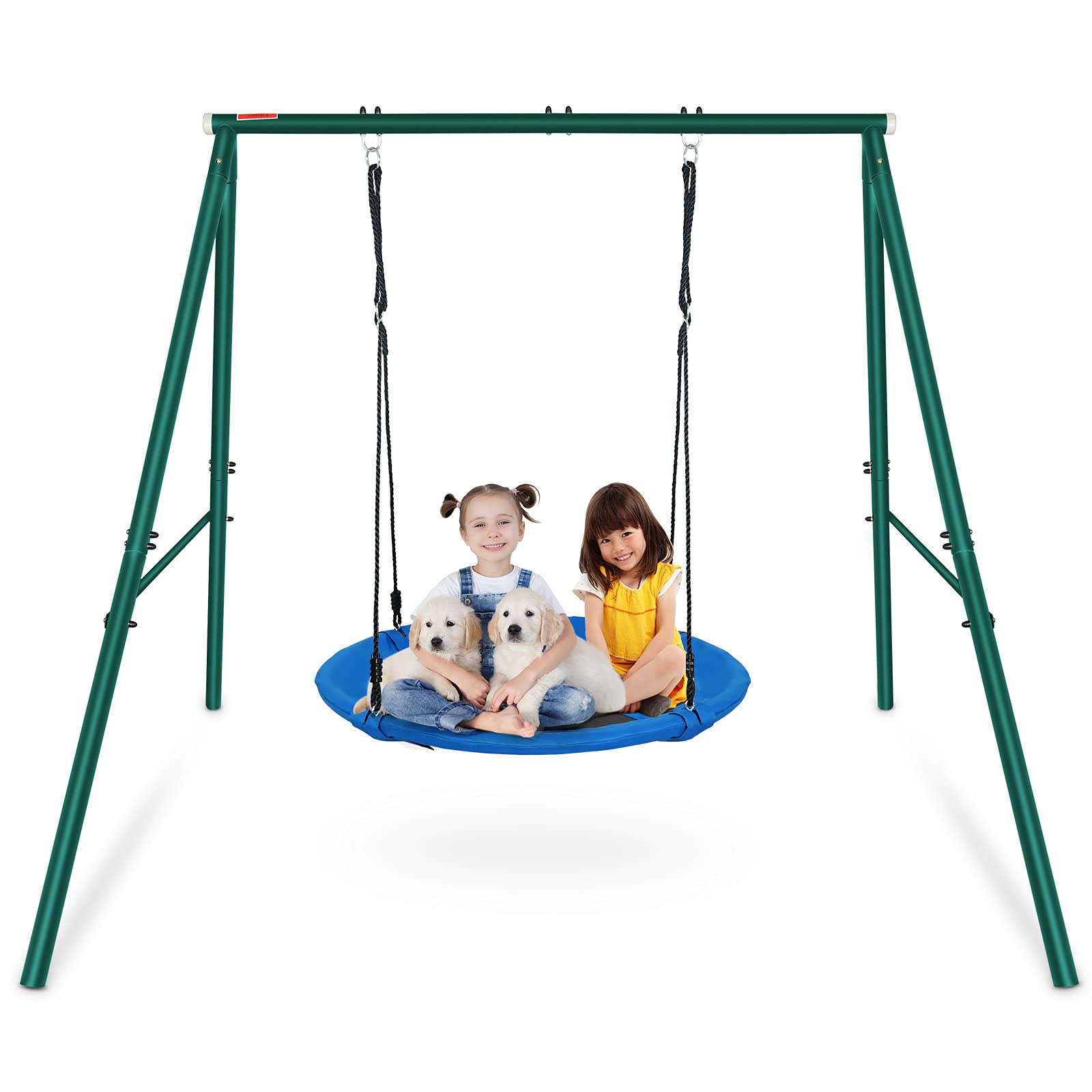 Buy KL KLB Sport 440lbs 40 Inch Saucer Tree Swing Set with AFrame
