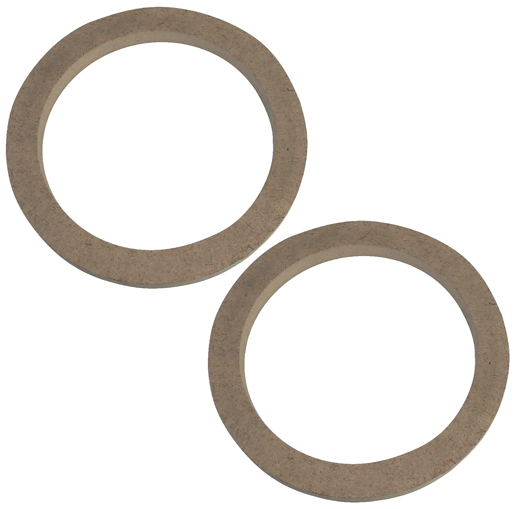 AERZETIX - C52053 - Set di 2 adattatori/supporti/anelli universali per altoparlanti Ø130mm - Ø150xØ118x12mm - distanziatore/ring in MDF per altoparlante/auto/veicolo/sistema sonoro - 1