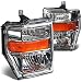DNA MOTORING HL-OH-FSUPER08-CH-AM Headlight Assembly, Driver and Passenger Side