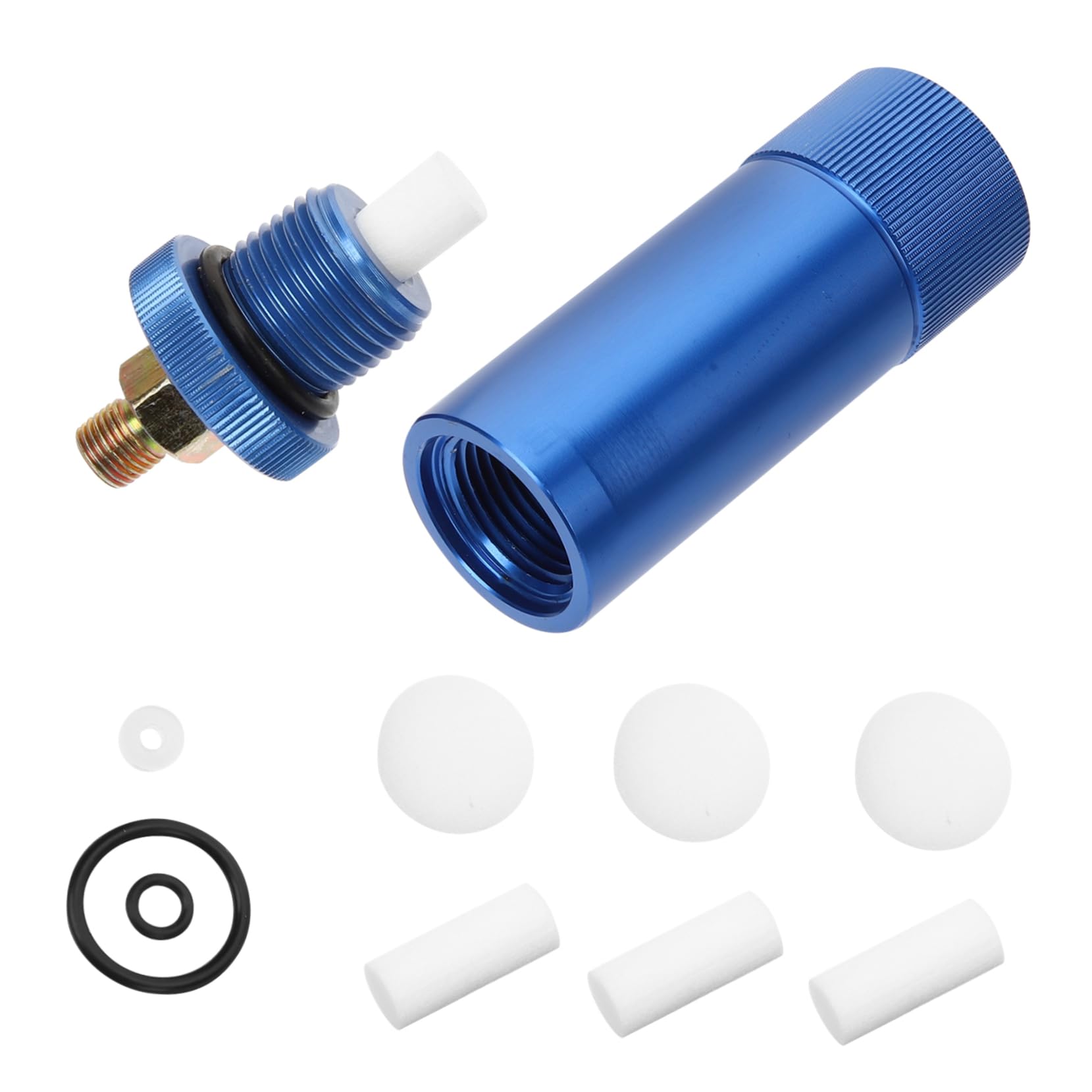 NUOBESTY 2 Pezzi Separatore Alta Pressione per Compressore Filtraggio Facile da Installare per Ad Aria e Compressori