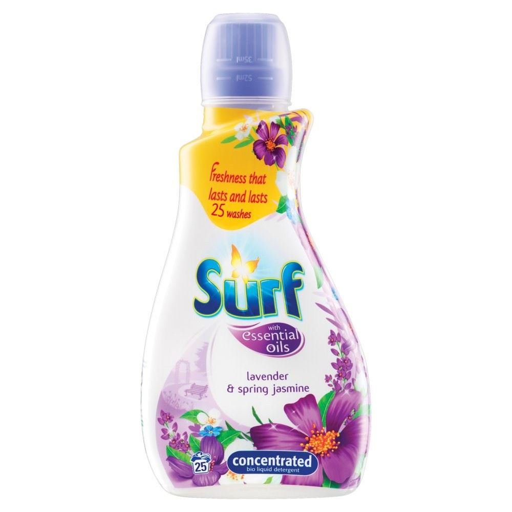 Surf Liquid Concentrated Detergent Sunshine Lemon & Mandarin - 25 Washes (875ml) - Pack of 2