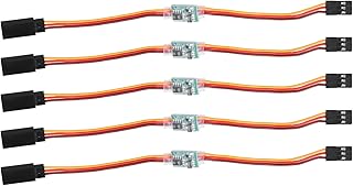 Acogedor 5Pcs RC Servo Signal Reverser, 3.6V-24V 5A Universal RC Steering Servo Reverser Rotation Inverter, for Aircraft Airplane Steering Gear