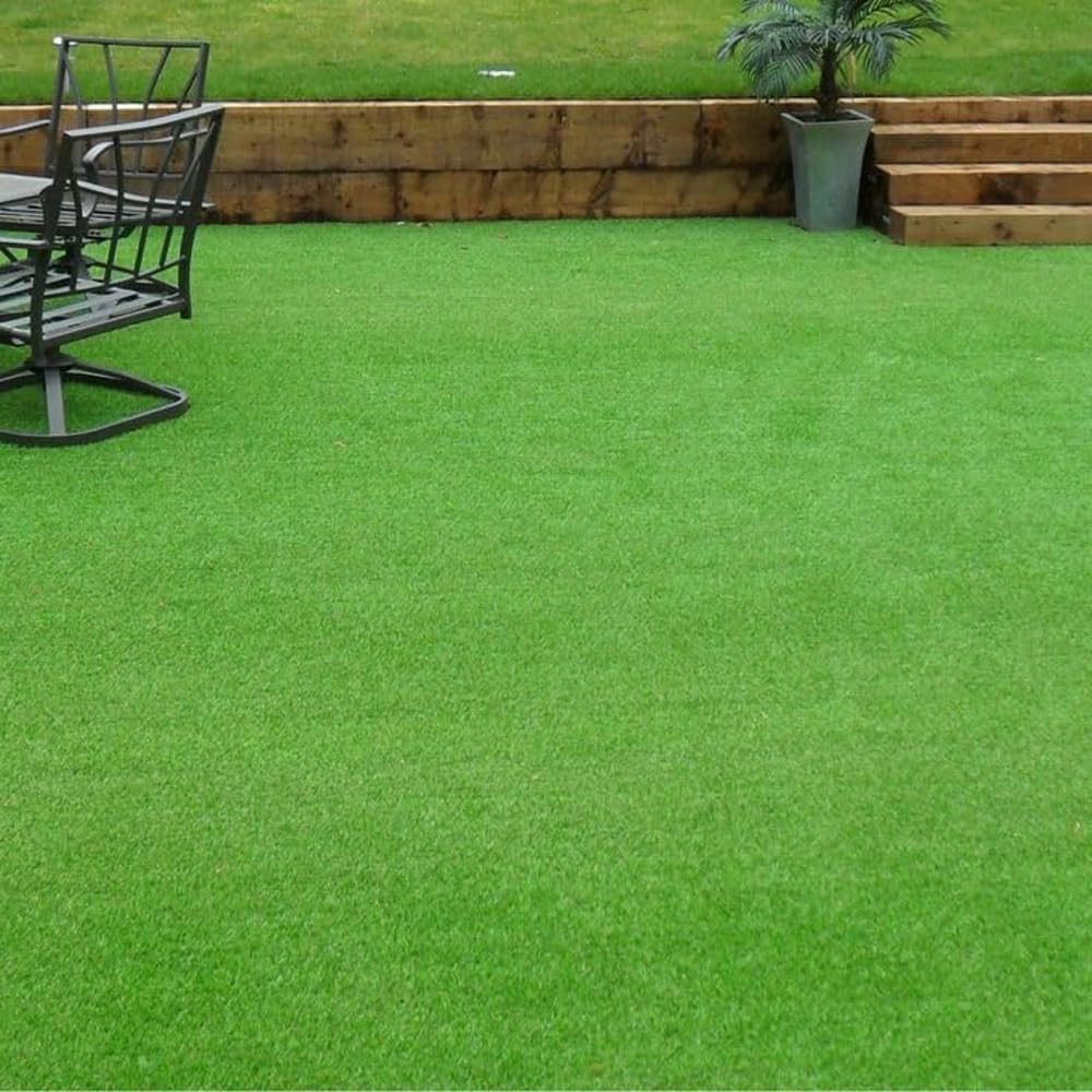 Makeup Toy Artificial Grass Carpet: Realistic Turf for Home Outdoor Front/Backyards, Garden, Play Areas & More - Thick Synthetic Mat with Natural Look for Landscape, Balcony, and Pet Pad! (2x1meter)