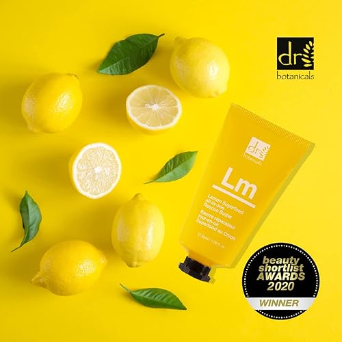 Miniatura 4 de Dr Botanicals Lemon Rescue - Mantequilla corporal con karité - Hidratante de calidad de spa - Piel seca - Pies - Codos - Rodillas - Aceite de