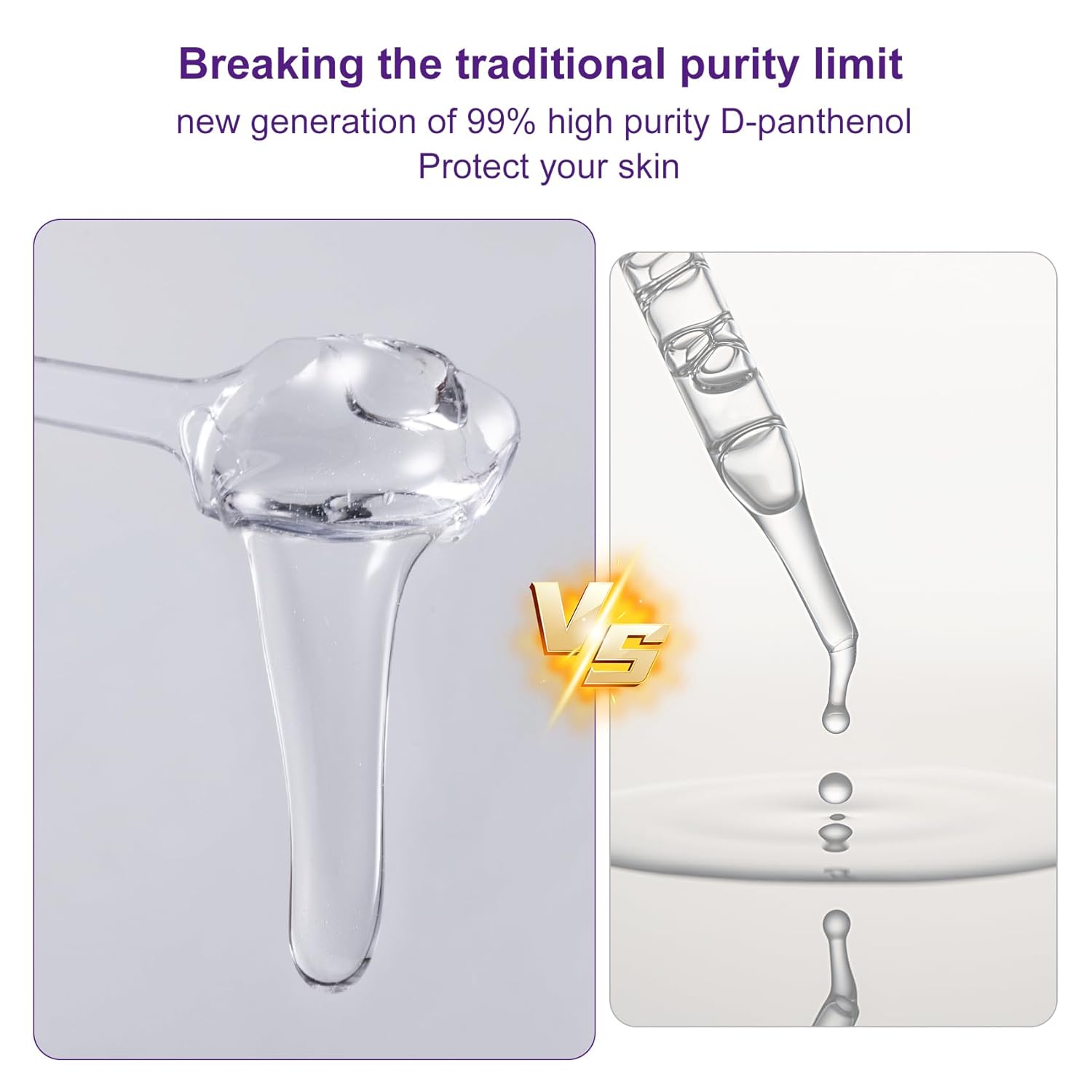 Pure D-Panthenol Serum, 99% Concentration,1.23oz,35g – Hydrating Multi-Use Formula for Sensitive Skin & Hair, DIY-Friendly Skincare Base - Image 3