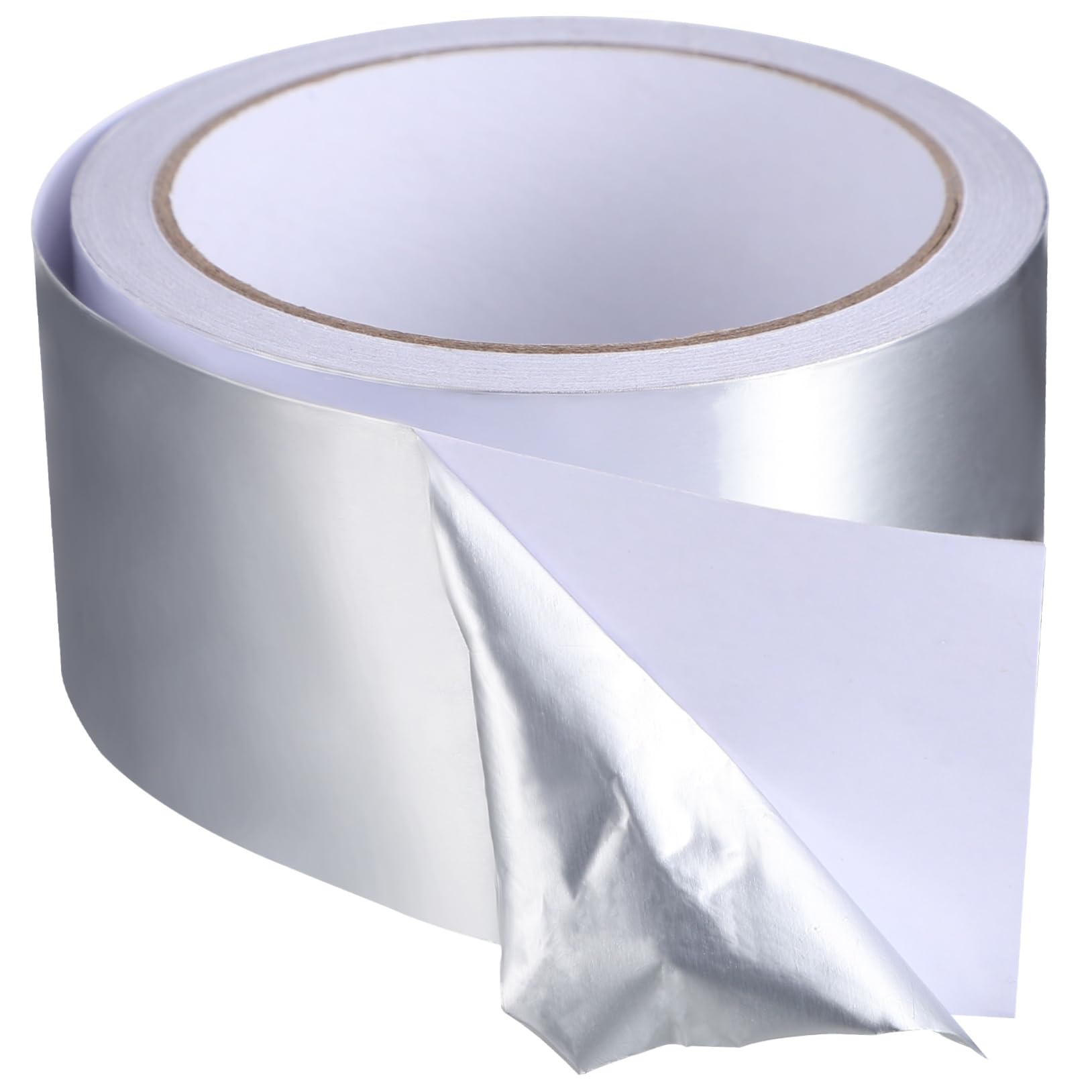 GLEAVI 1 Roll Aluminum Foil Tape Heat Insulation Exhaust Pipe Sealing HVAC Tape Foil