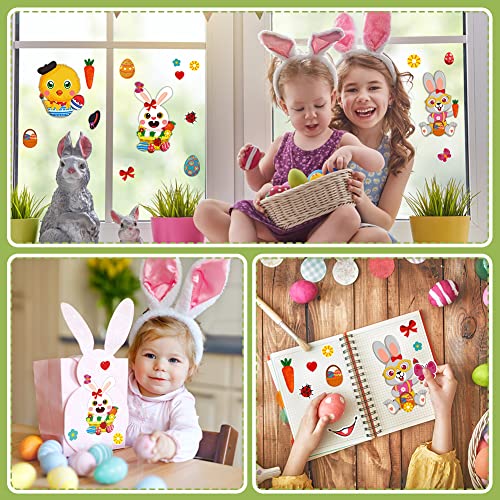 Flyab Easter Stickers For Kids 24 Sheets Easter Make A Face Stickers Make Your Own Easter Animals Stickers Crafts Easter Activities For Kids School Classroom Easter Party Favors Supplies #TOP2