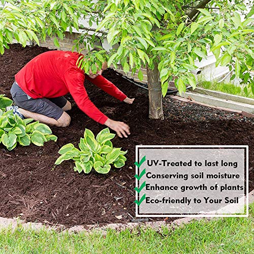 kdgarden Premium 5oz Pro Weed Barrier Landscape Fabric Ground Cover Heavy Duty Commercial Anti-Weed Gardening Mat, 5ft x 300ft, Black