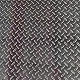 48 x 96 x 0.039 Inches Roll of Aluminum Diamond Plate Sheet Metal, Aluminum Diamond Tread Plate for DIY and Common Use