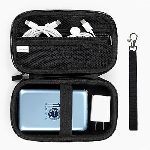 Miniatura 5 de Estuche organizador electrónico de viaje duro, bolsa organizadora de accesorios electrónicos para disco duro externo, banco de energía, cargadores,