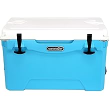 SereneLife Ultra-Tough 25-75 Quart Rotomolded Cooler Box, Holds Upto 64 Cans, Keeps Ice Up to 5 Days, Heavy-Duty Insulated Portable Ice Chest Box, Ideal for Camping, Beach, Picnics, Tailgating, etc