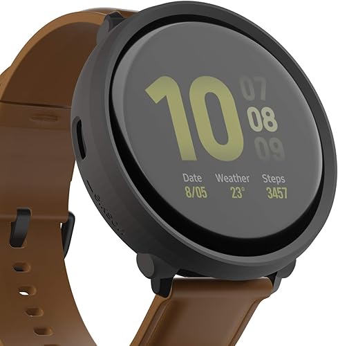 elkson Compatible con Samsung Active 2 Bumper Case Cover 1.732 in Ormor Series Carcasas Carcasas protección contra caídas duradera grado militar TPU