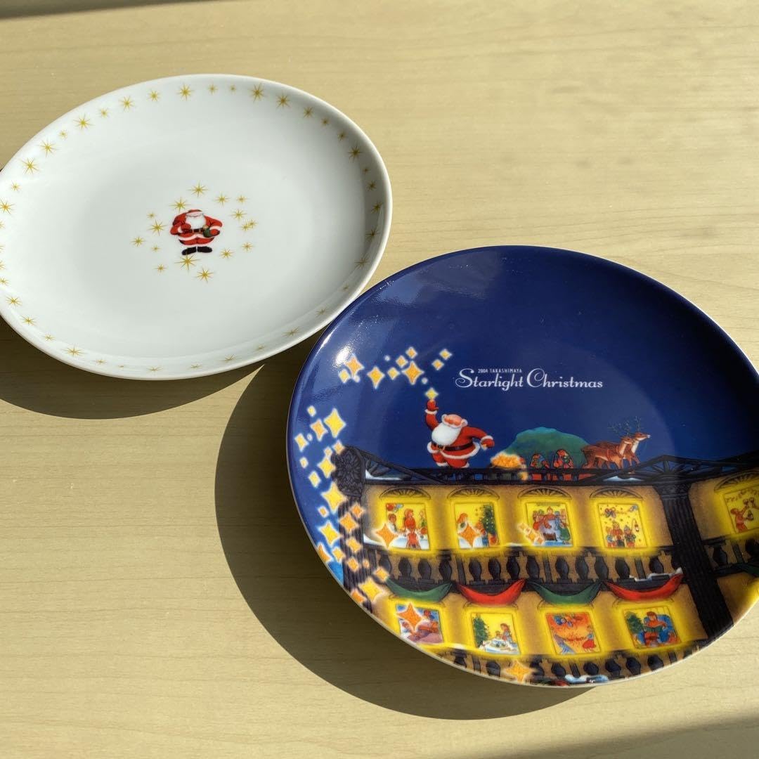 クリスマスプレート 8枚セット Amazon.co.jp: 高島屋 NARUMI コラボ クリスマスプレート お皿 2枚