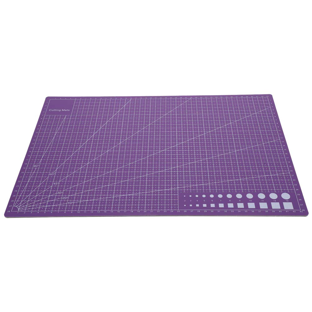 Lot de 2 planches à découper auto-cicatrisantes au format A3, de haute qualité, antidérapantes, durables, pour l'artisanat d'art, pour la gravure, la peinture, la découpe d