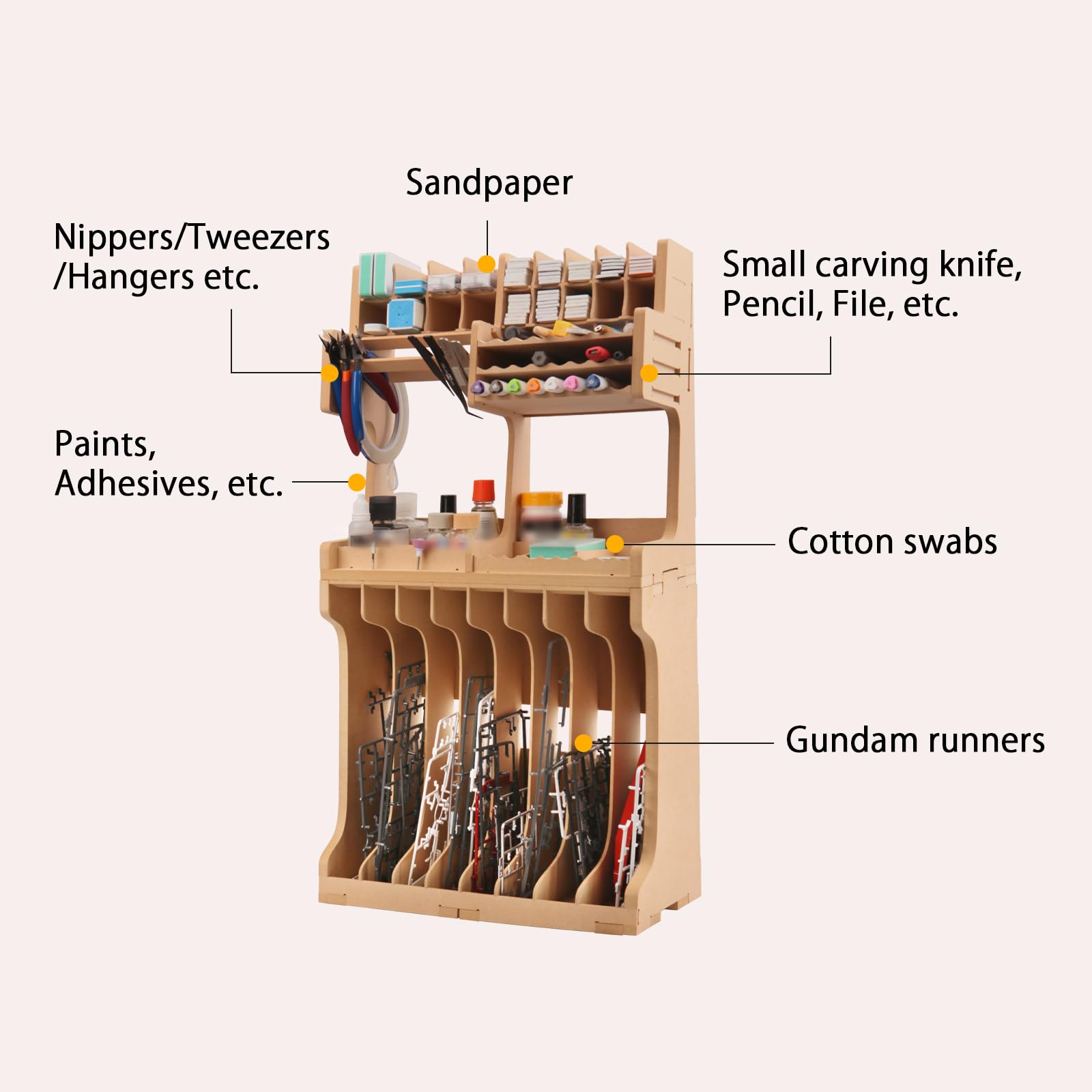 Amazon.com: Bucasso Paint Rack Model Tool Organizer Scissors