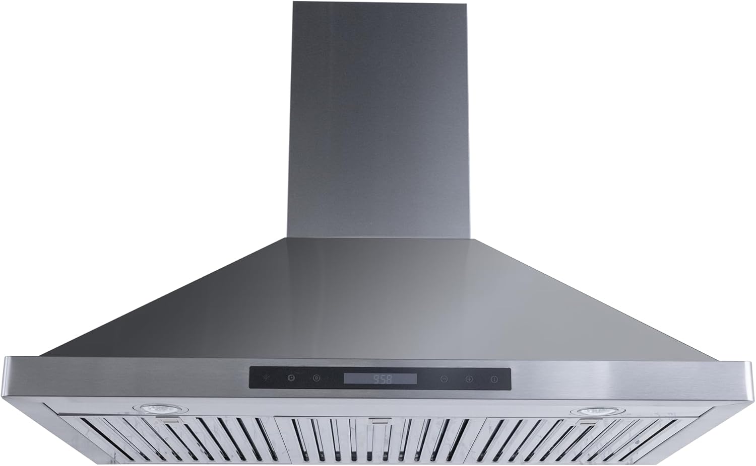 PROLINE 30-Inch Wall Mounted Range Hood, Ducted, 550 CFM, Stainless Steel, LCD Touch, Blower motor, 3 Speed, PLSW 520.30, Kitchen Range Hoods