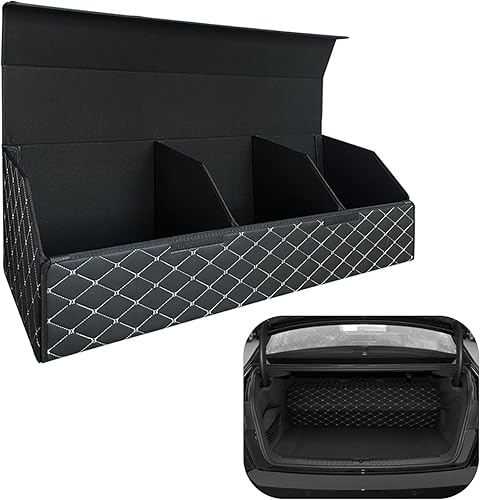 Organizador de maletero de automóvil para Honda Civic Si, ajuste personalizado, uso en todas las estaciones, diseño de partición ajustable, gran