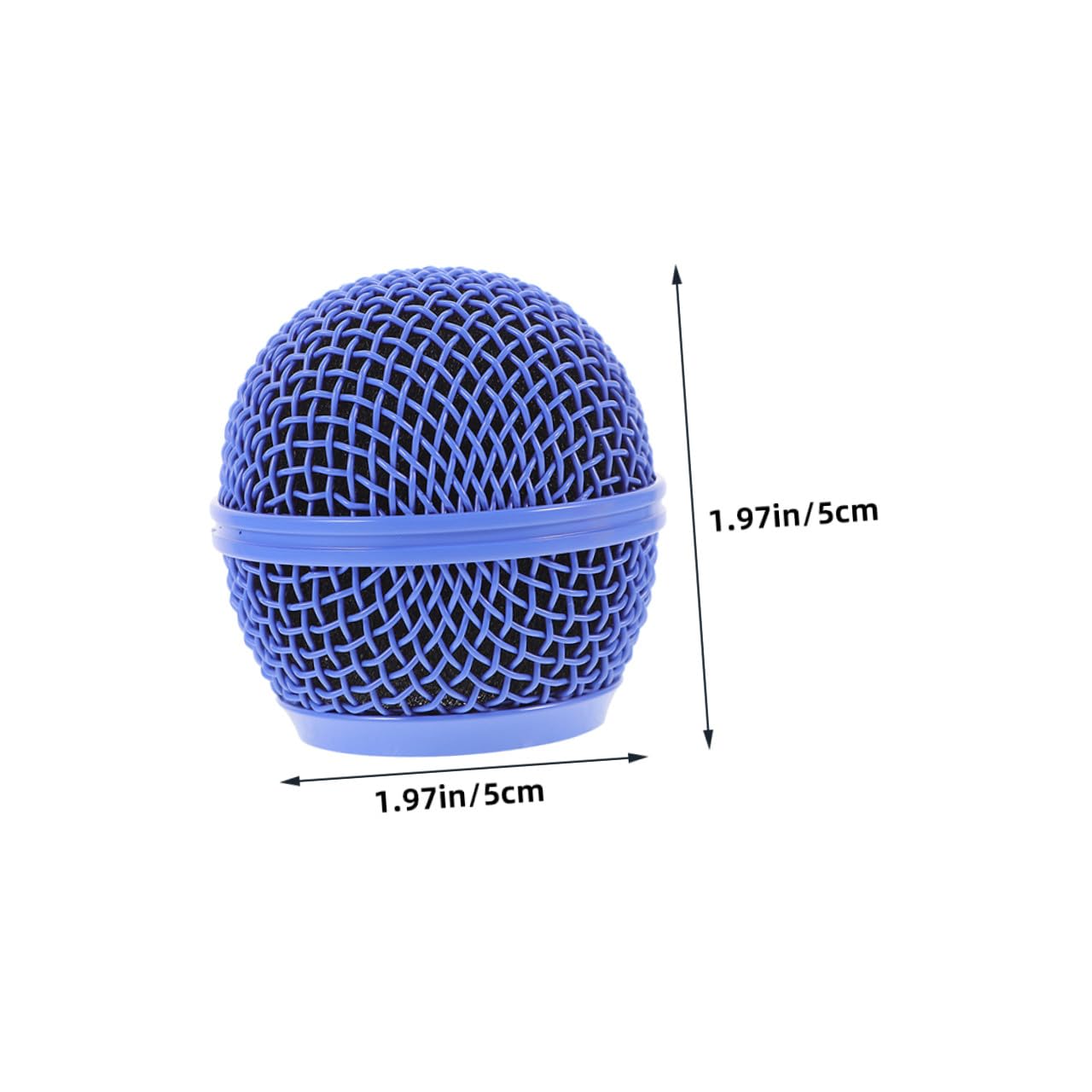 PRETYZOOM 8 piezas Repuesto de Rejilla de Micrófono Metálica con Malla Colorida para Cubierta Protectora de Micrófono Duradera para Músicos y Profesionales de Audio