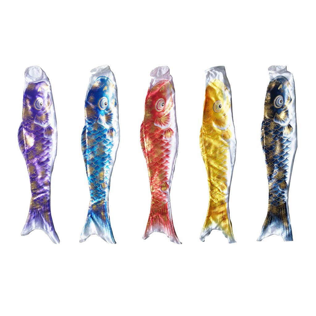 STYLEHEAVEN 5pcs Japanese Windsock Carp Mark Garden Koi Nobori Sailfish 50cm|Home & Garden|Yard, Garden & Outdoor Living|Garden D?©cor|Windmills & Wind Spinners-image-28