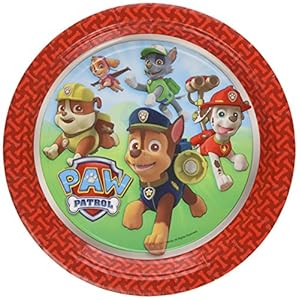 Amscam 999133 Paw Patrol 8 Borden Rond 18Cm