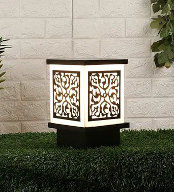 Metal Gate Light Black for Living Room, Bedroom, Dining Room, Kitchen