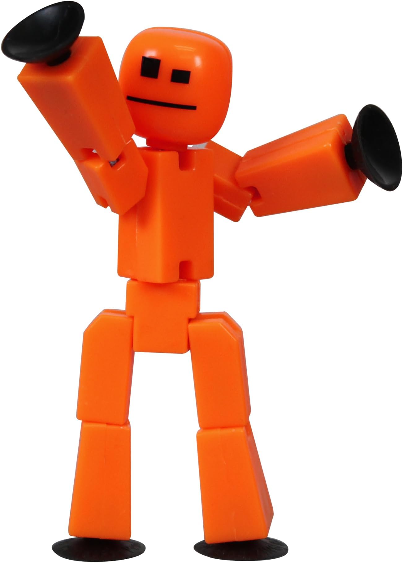 StikBot Single Pack - Includes 1 StikBot - Collectible Action Figures and Accessories, Stop Motion Animation, Ages 4 and Up (Red Orange)
