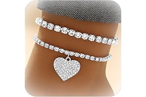 4 PCS Layered Shell Anklet Set Beaded Foot Chain