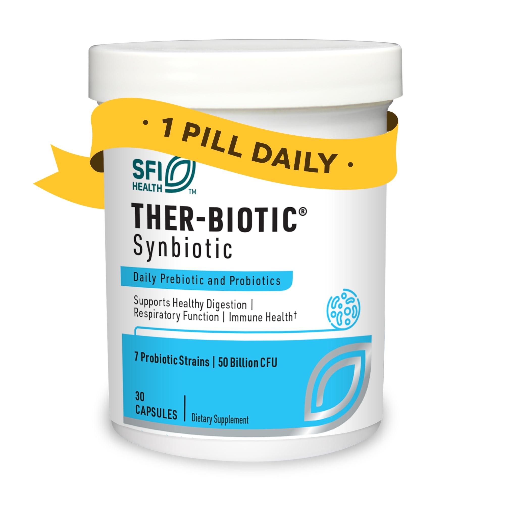 Klaire Labs SFI Health Ther-Biotic Synbiotic, 30 Count 30 Count (Pack of 1)