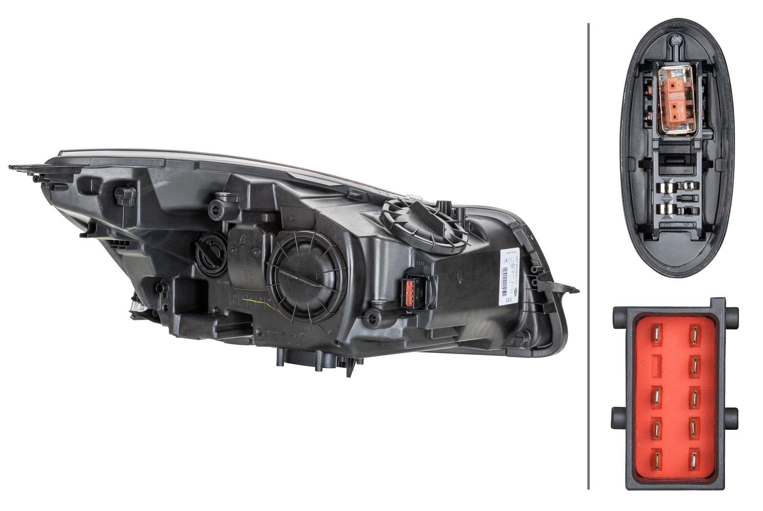 HELLA 1ZS 010 741-661 Faro anteriore Dx, LED, D1S, PY21W, Bi-Xeno, LED