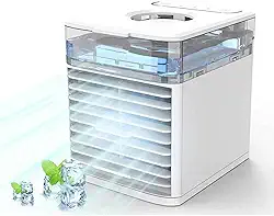 Ar condicionado para quarto – Umidifica ventilador de mesa USB, dispositivo de resfriamento pessoal ar condicionado de quarto, para escritório de viagem em família