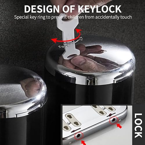 No-Drill 3 Pack 500Ml Wall Mounted Soap Dispenser For Bathroom And Kitchen, Shampoo And Conditioner Dispenser Drill Free With Adhesive(Round-Black) #TOP3