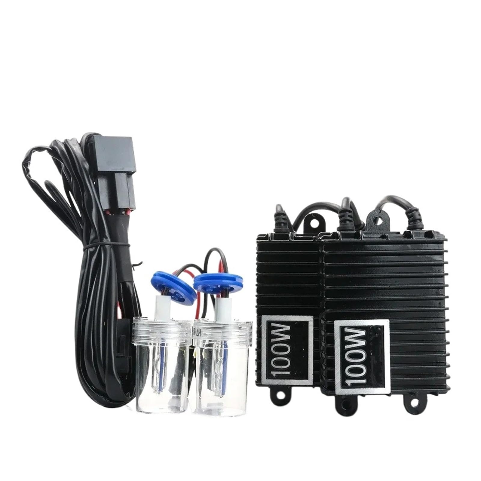 Kit Ballast Au Xénon AC12V 100W Ampoule Phare HID Haute Puissance H1 H3 H7 4300k 6000k 8000k Lampe Remplacement Halogène Ballast Xénon Hid