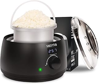 SAEUYVB Wax Melter for Candle Making,Candle Melting Pot,Candle Wax Melter,Multifunctional Wax Melting Tool with LED Temperature Display