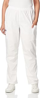 Cherokee Women's Workwear Elastic Waist Cargo Scrubs Pant