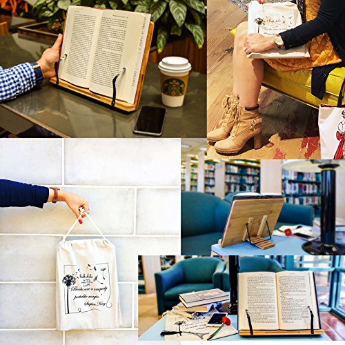 Book Stand Cookbook Holder Book Rest Reading Stands Tablet Holders: The Tool To Enjoy Reading In A Healthy Posture #TOP5