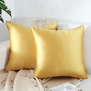 satin throw pillow covers