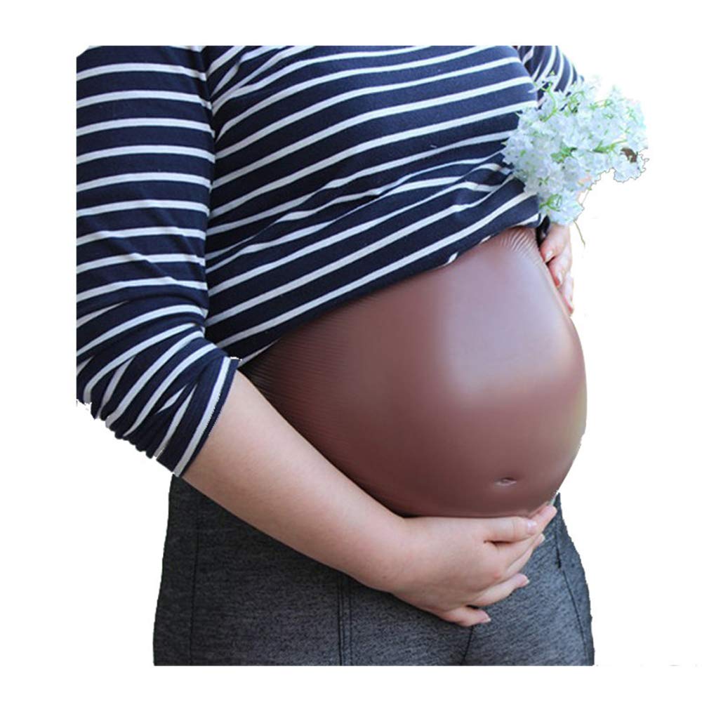 Buy PHASFBJ Fake Belly, Pregnant Fake Silicone Artificial Belly
