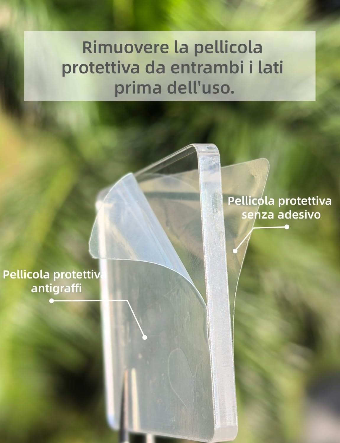 Calamita Personalizzata Set di 18 5x5 cm, Calamite Frigo Trasparenti in Acrilico con Adesivo e Ferrite, Ideali per Decorazioni Fai da Te Cucina Ufficio Scuola