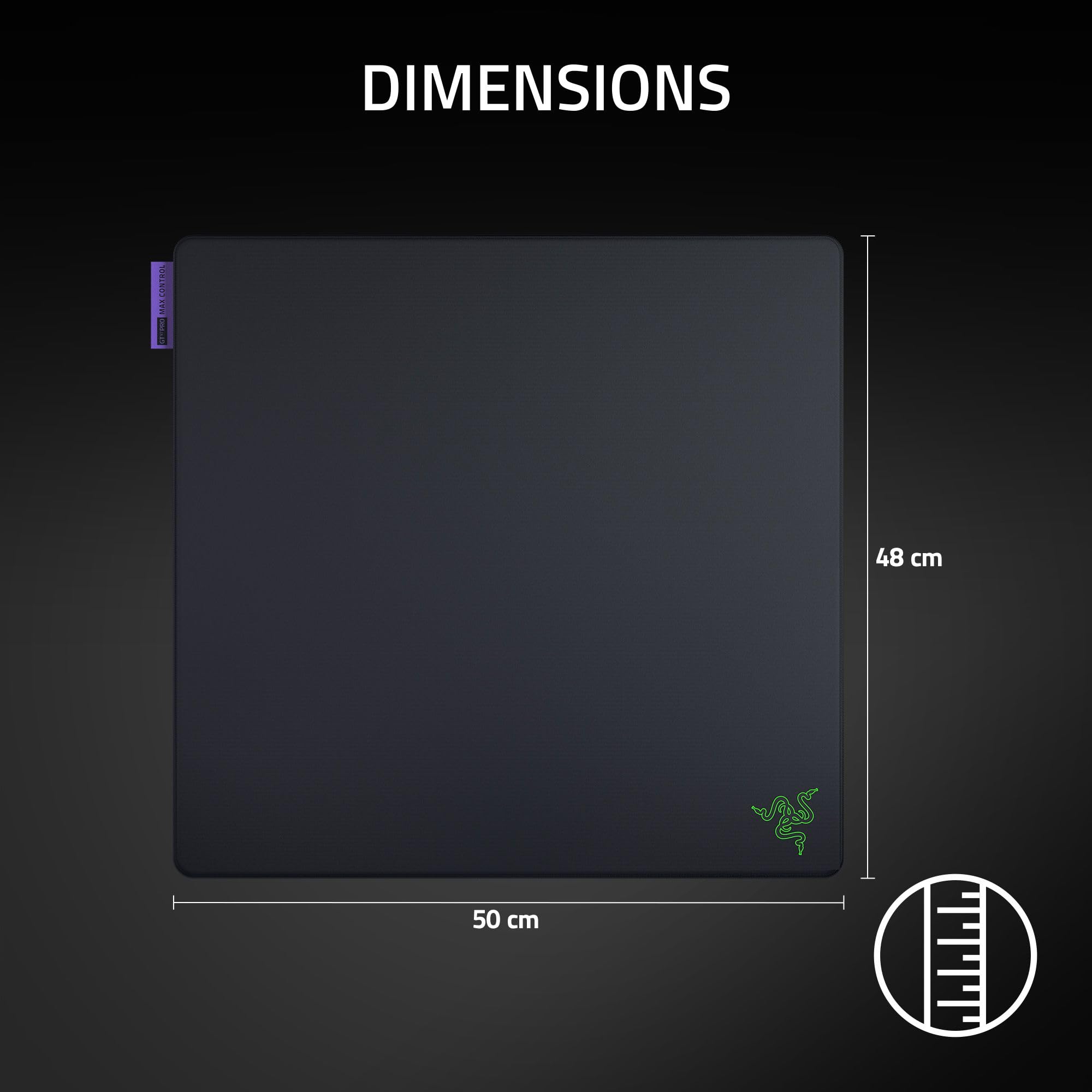 Razer Gigantus V2 Pro L - Max Control - Tapis de Souris Gaming Esports Souple pour rapidité et contrôle - Mousse propriétaire GlideCore - Optimisé capteurs optiques - 500mm x 480mm | Max Control