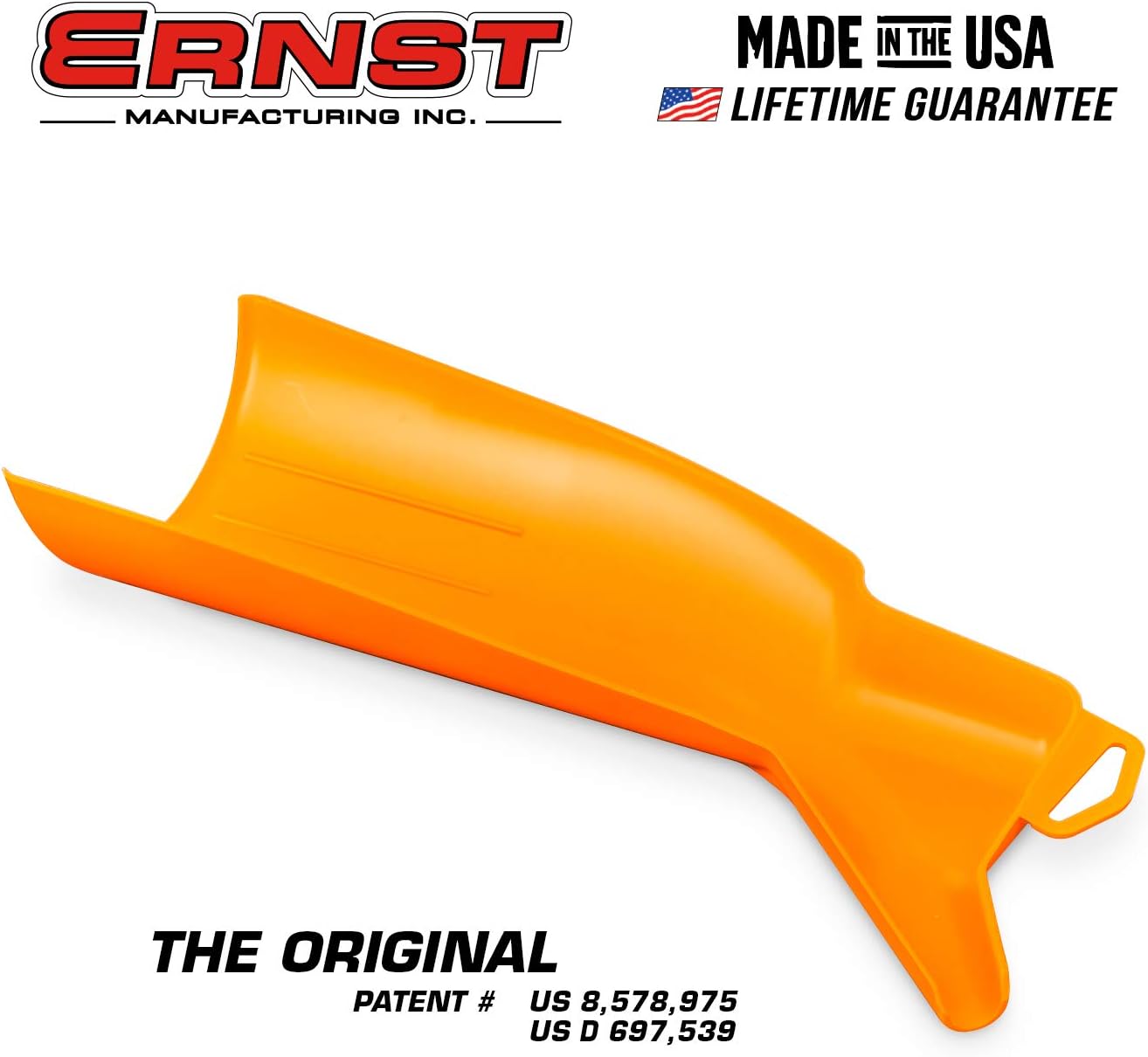 Ernst Manufacturing - Greg's Patented Drip-Free Oil Filter Funnel for Motorcycle Maintenance, Orange - Made in The USA