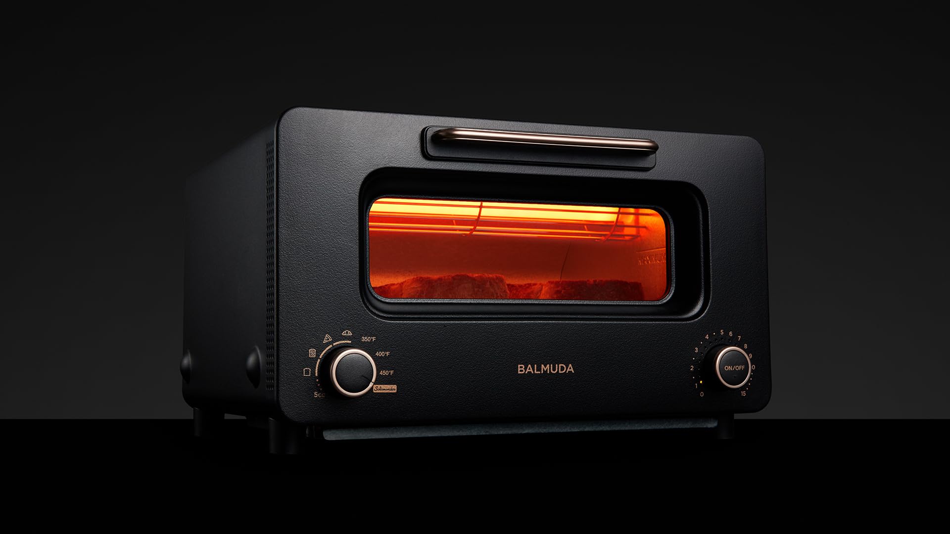 BALMUDA Combo Pack: The Toaster Pro Black & The Baking Tray with Rack | Steam Oven Toaster & Accessories