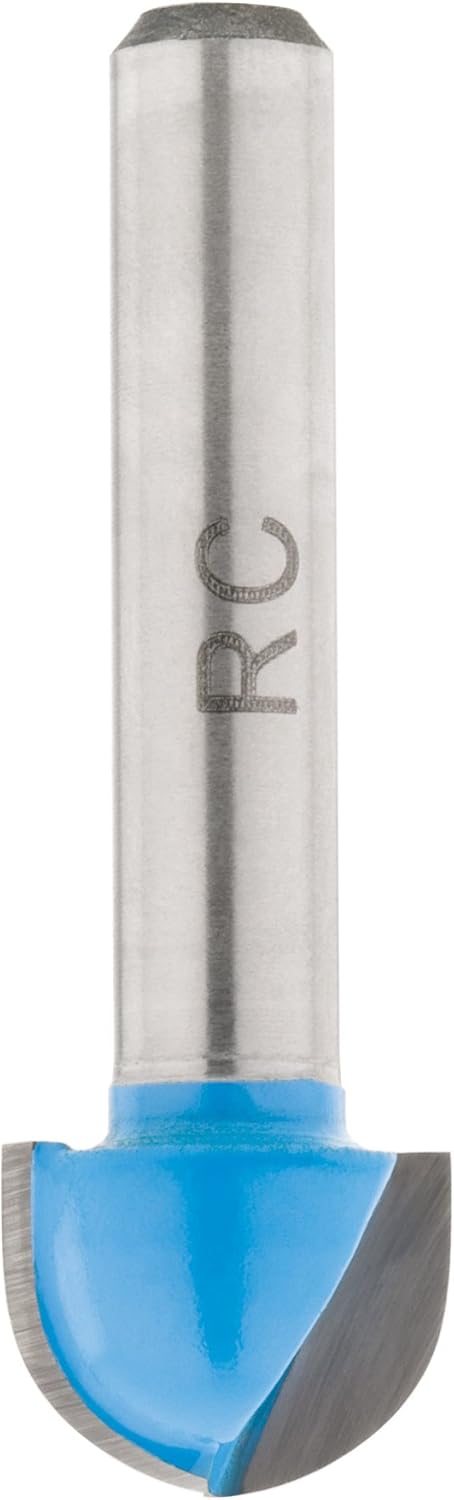 Roman Carbide DC1056 1/2-Inch Round Nose, 1/4-Inch Shank