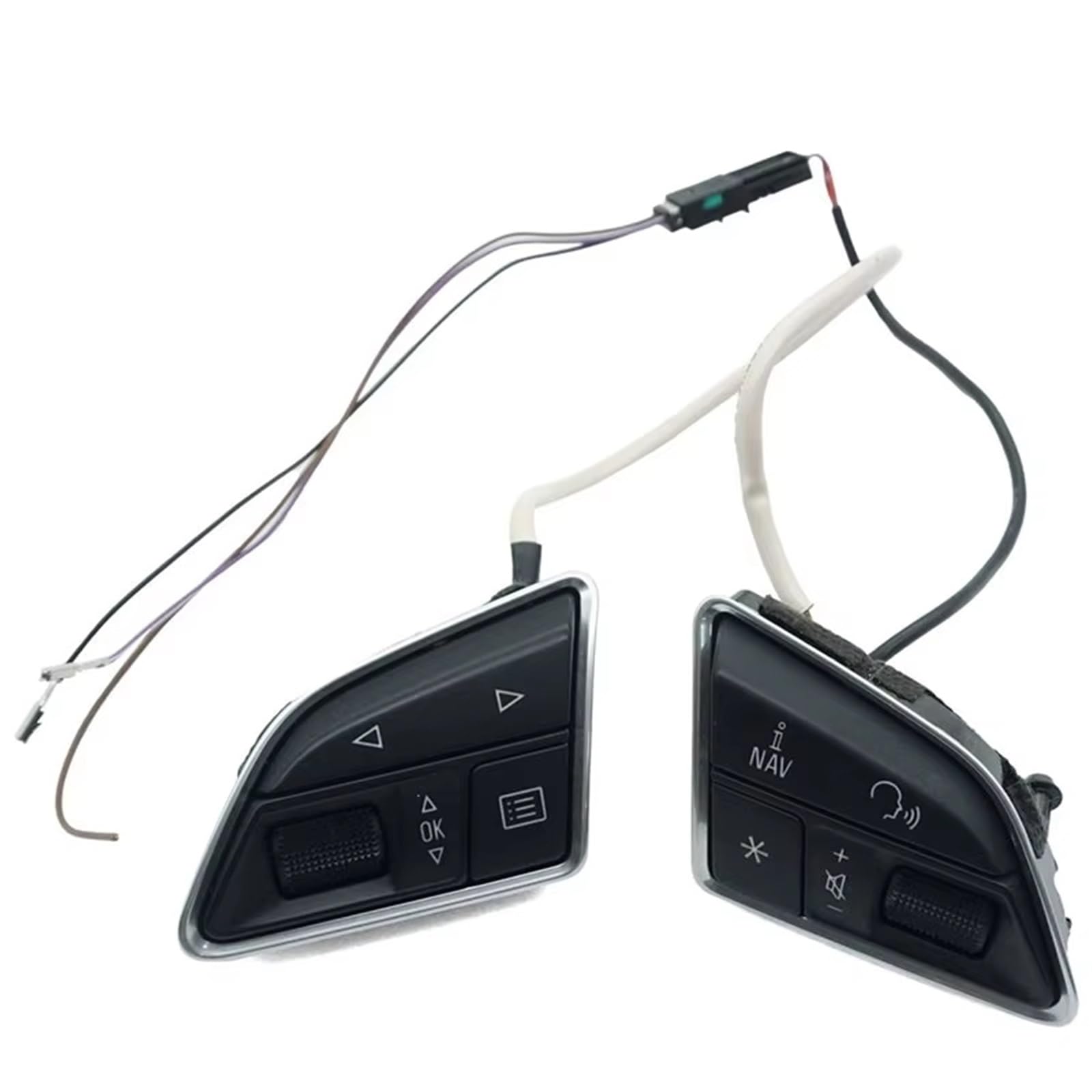 Bouton de commutation commande volant multifonction pour A3 2015 2016 interrupteur 8U0951523C noir