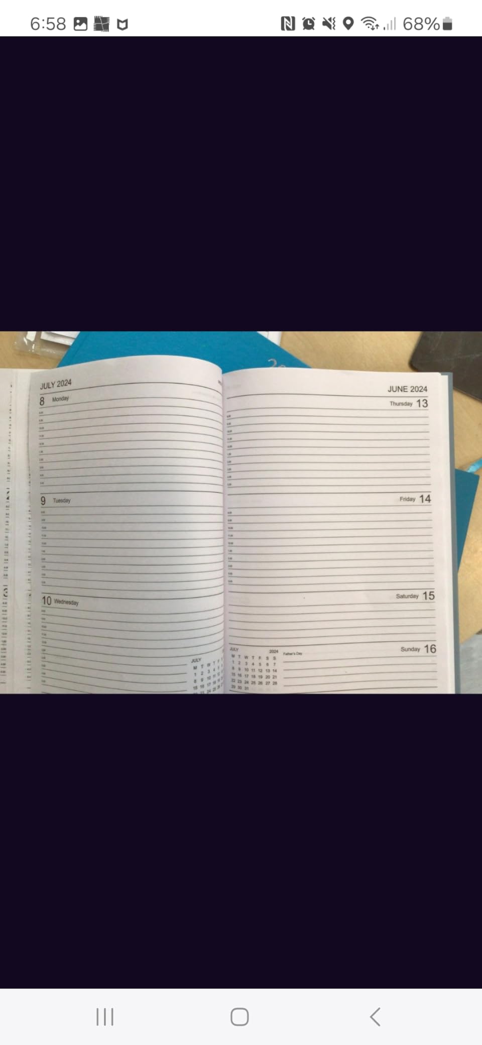 iTrend A5 Page a Day including Half Page Weekend Diary - Lined Diary ...