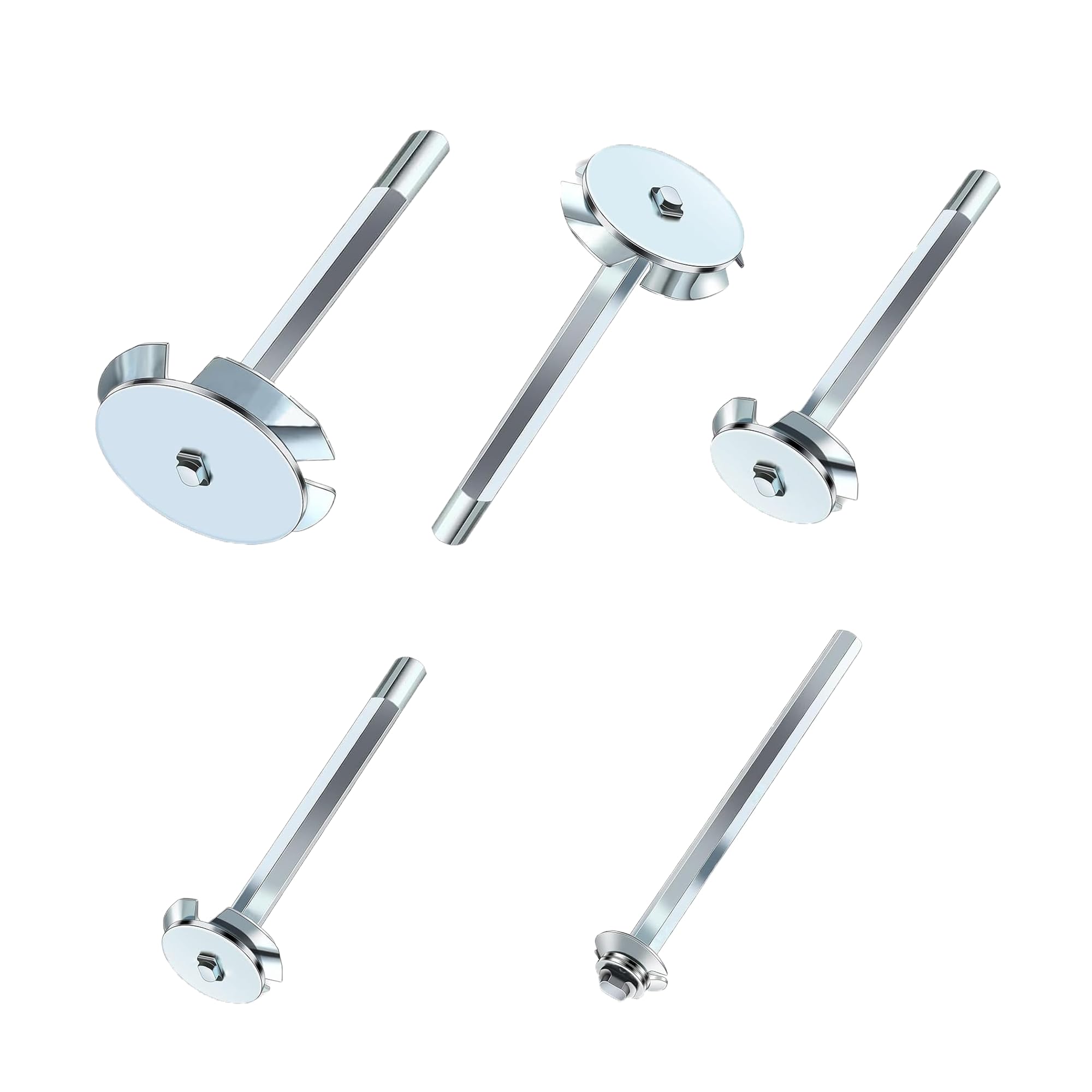 5 Pcs PVC Fitting Socket Saver Set with 1/2 Inch, 1 Inch, 1-1/2 Inch, 2 Inch, 3 Inch Head PVC Pipe Reamer for Removing SCH 40 from Hub, Fits 1/2'' Variable Speed Power Drill