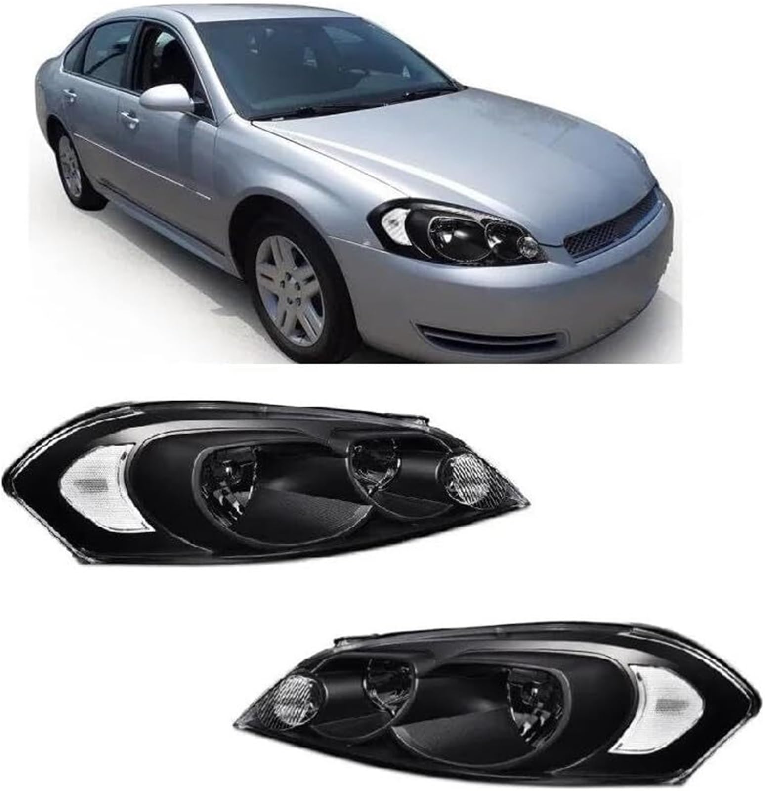 Fari dell'auto Faro anteriore per Chevrolet Impala 2006-2011